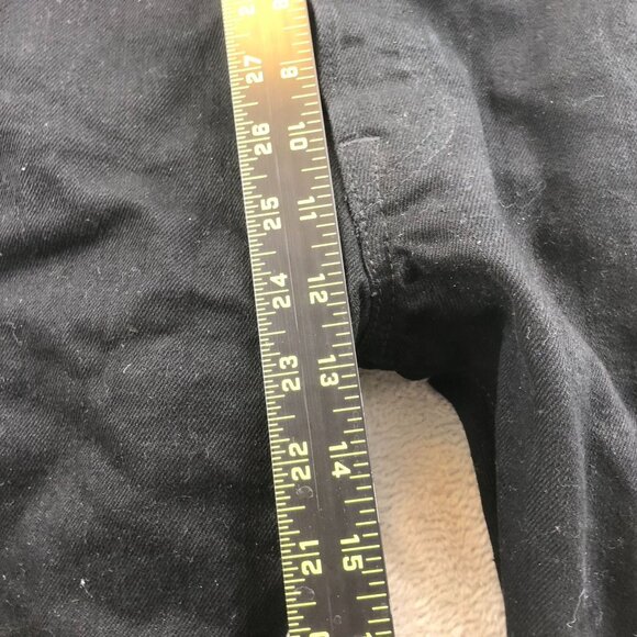 Levi's Men's Jeans Size 44x29 501 Straight Leg Relaxed Classic Casual Black Deni - Picture 4 of 12